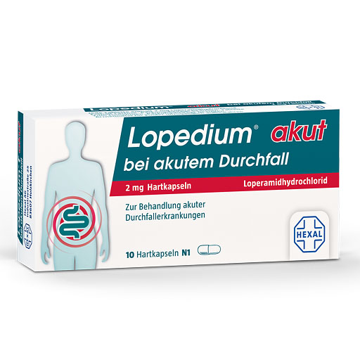 LOPEDIUM akut bei akutem Durchfall Hartkapseln