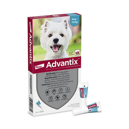 ADVANTIX Spot-on Lsg.z.Auftr.a.d.H.f.Hund 4-10 kg