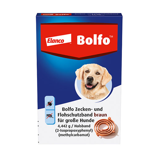 BOLFO Flohschutzband braun f.gro&szlig;e Hunde