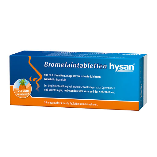BROMELAIN TABLETTEN hysan magensaftres.Tabletten