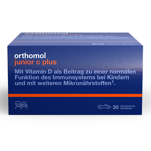 ORTHOMOL Junior C plus Kautabl.Mandarine/Orange