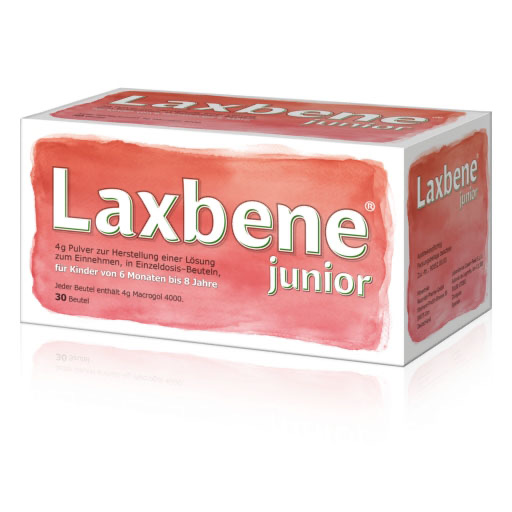 LAXBENE junior 4 g Plv.z.H.e.Lsg.z.Einn.Kdr.6M-8J